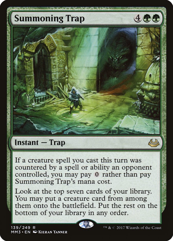 Summoning Trap 139 (Modern Masters 2017)  - Foil | Good Games Adelaide SA