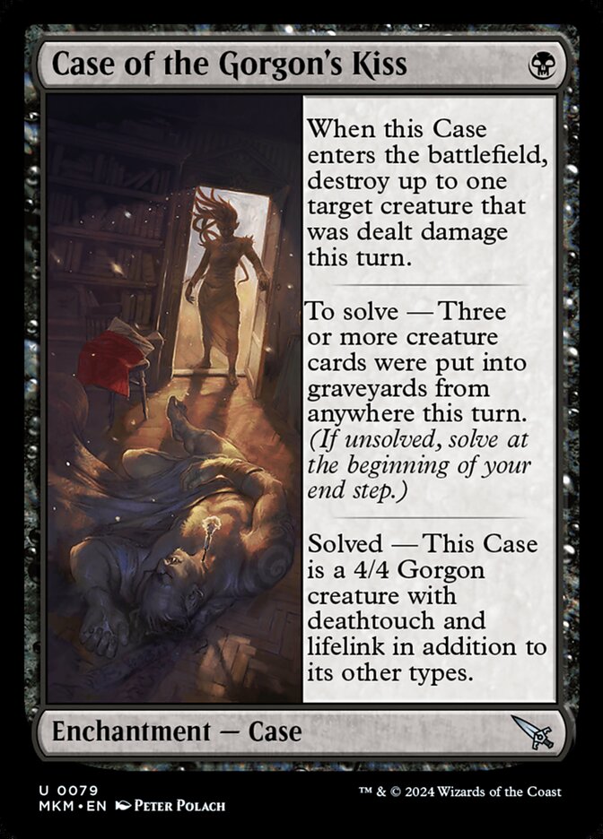Case of the Gorgon's Kiss 79 (Murders at Karlov Manor)  - Foil | Good Games Adelaide SA