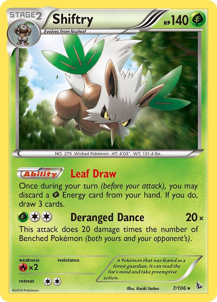 Shiftry 7/106 (XY - Flashfire)  - Holofoil | Good Games Adelaide SA