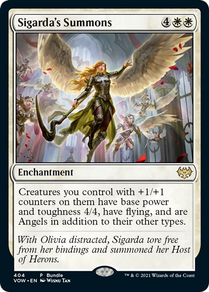 Sigardas Summons VOW Bundle 404 (Unique and Miscellaneous Promos)  - Foil | Good Games Adelaide SA