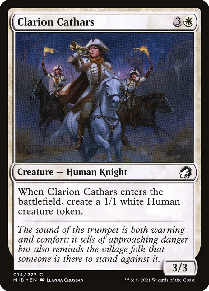 Clarion Cathars 14 (Innistrad: Midnight Hunt)  | Good Games Adelaide SA
