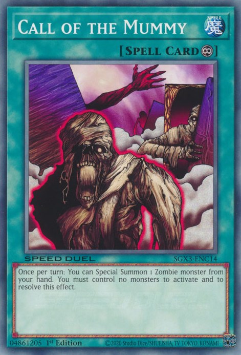 Call of the Mummy [SGX3-ENC14] Common | Good Games Adelaide SA