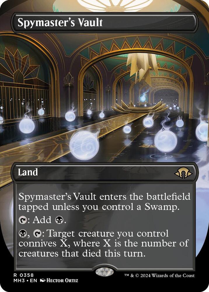 Spymaster's Vault 358/319 (Modern Horizons 3)  - Borderless | Good Games Adelaide SA