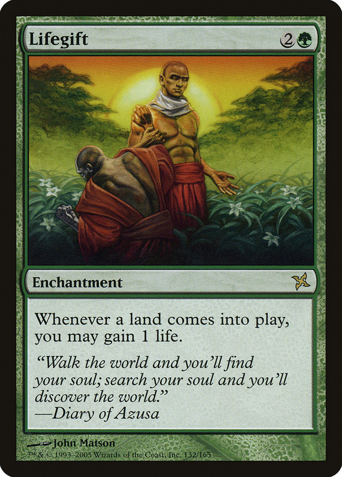 Lifegift 132 (Betrayers of Kamigawa)  - Foil | Good Games Adelaide SA