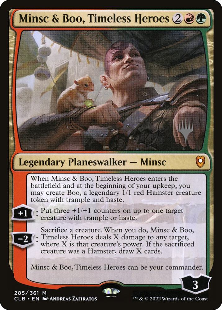 Minsc and Boo Timeless Heroes 285 (Promo Pack: The Lost Caverns of Ixalan)  | Good Games Adelaide SA