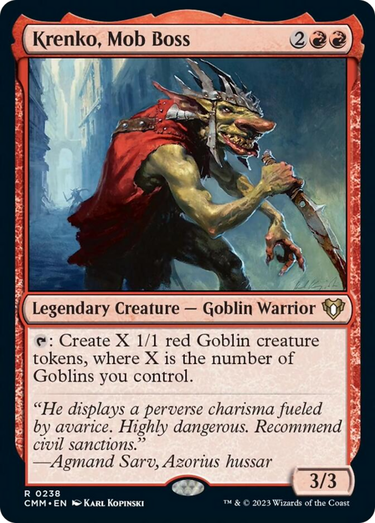 Krenko, Mob Boss [Commander Masters] | Good Games Adelaide SA