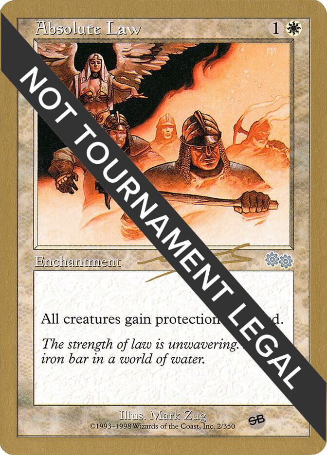 Absolute Law 2000 Nicolas Labarre USG SB nl2sba/117 (World Championship Decks)  | Good Games Adelaide SA