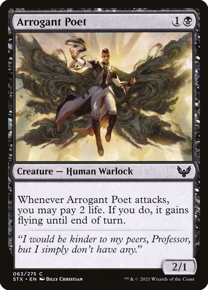 Arrogant Poet 63 (Strixhaven: School of Mages)  | Good Games Adelaide SA