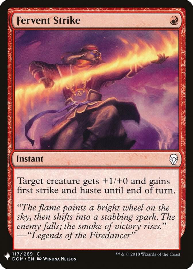 Fervent Strike 117 (The List Reprints)  | Good Games Adelaide SA