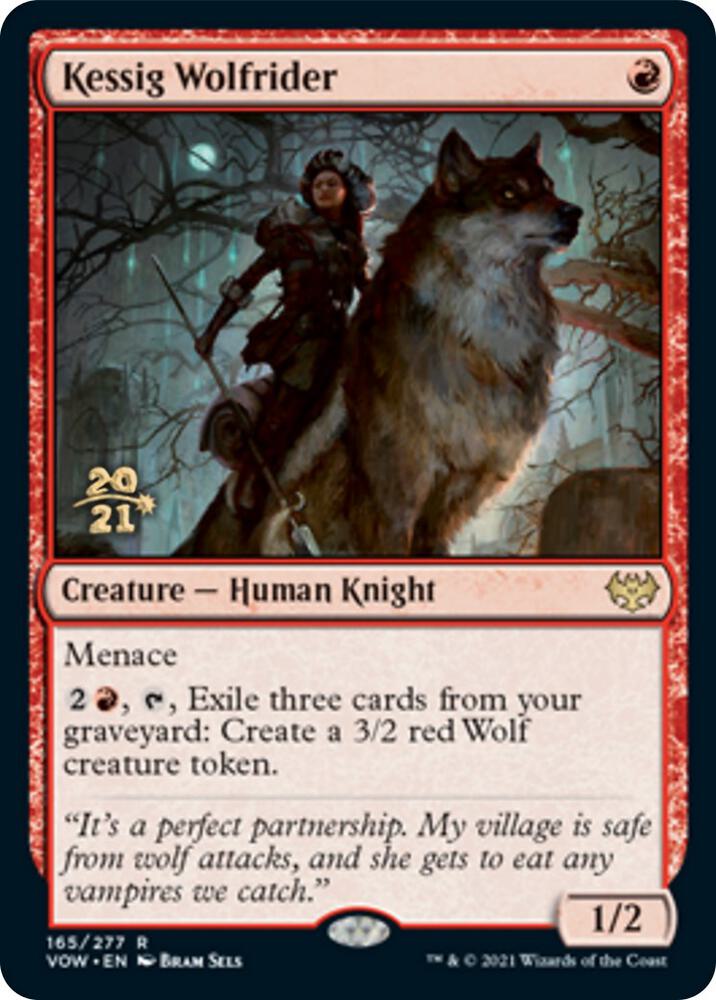 Kessig Wolfrider 165 (Prerelease Cards)  - Foil | Good Games Adelaide SA