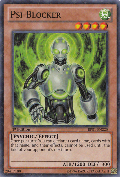 Psi-Blocker [BP01-EN220] Starfoil Rare | Good Games Adelaide SA