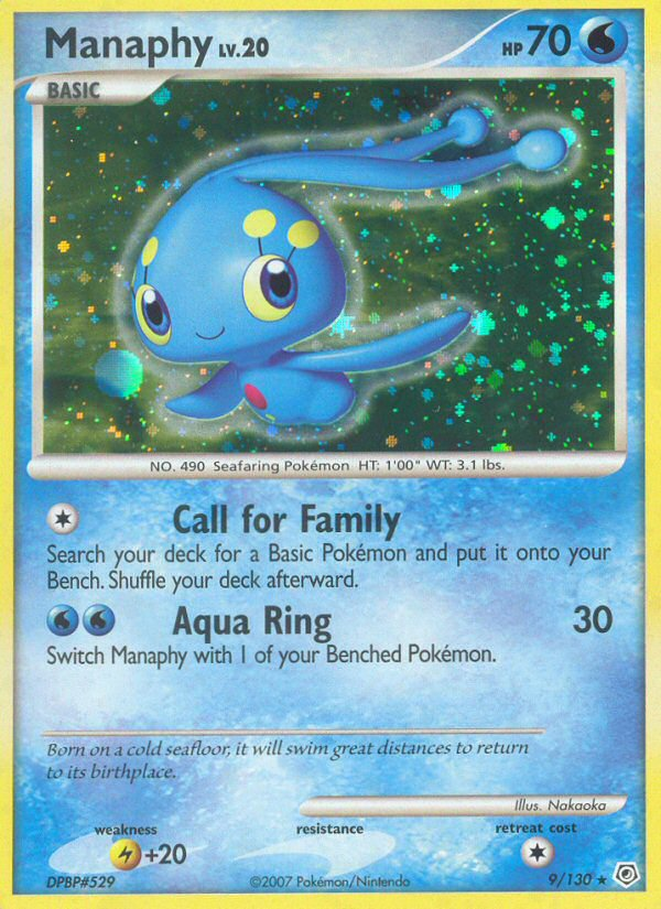 Manaphy (9/130) [Diamond & Pearl: Base Set] | Good Games Adelaide SA