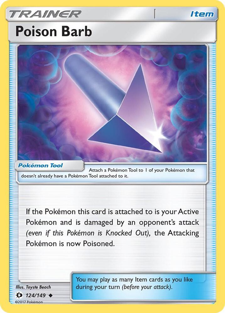 Poison Barb 124/149 (SM Base Set)  | Good Games Adelaide SA