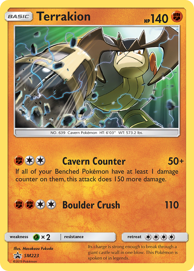 Terrakion (SM223) [Sun & Moon: Black Star Promos] | Good Games Adelaide SA