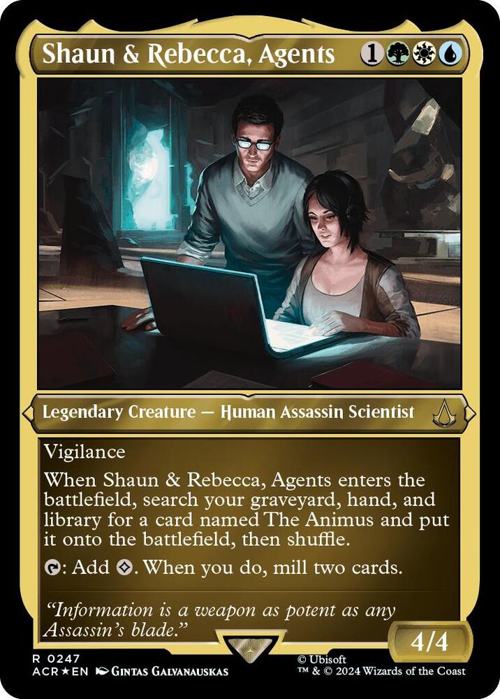 Shaun & Rebecca, Agents 247 (Universes Beyond: Assassin's Creed)  - Foil | Good Games Adelaide SA