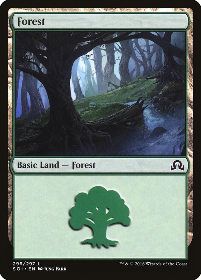 Forest 296 (Shadows over Innistrad)  | Good Games Adelaide SA