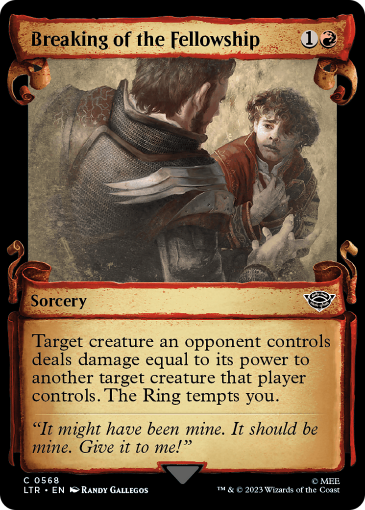 Breaking of the Fellowship [The Lord of the Rings: Tales of Middle-Earth Showcase Scrolls] | Good Games Adelaide SA