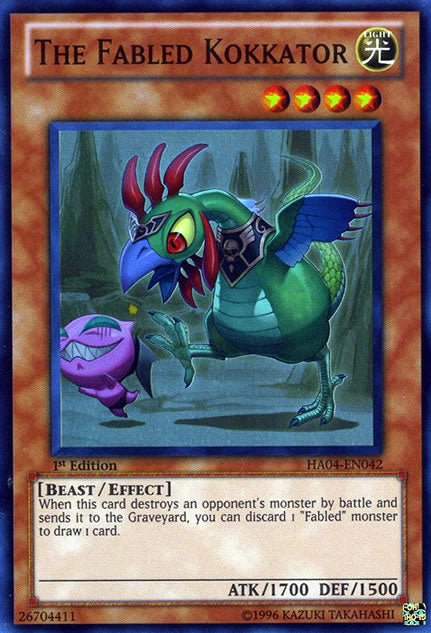 The Fabled Kokkator [HA04-EN042] Super Rare | Good Games Adelaide SA