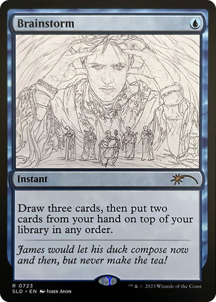 Brainstorm (0723) (Sketch Showcase) [Secret Lair Drop Series] | Good Games Adelaide SA
