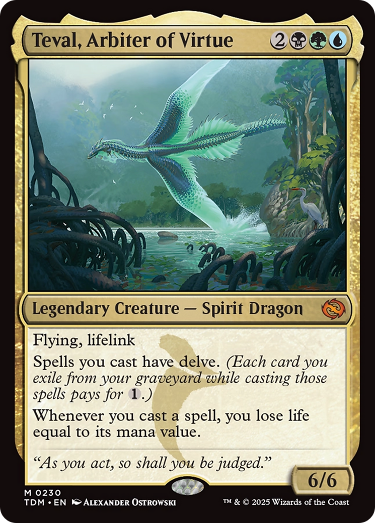 Teval, Arbiter of Virtue [Tarkir: Dragonstorm] | Good Games Adelaide SA