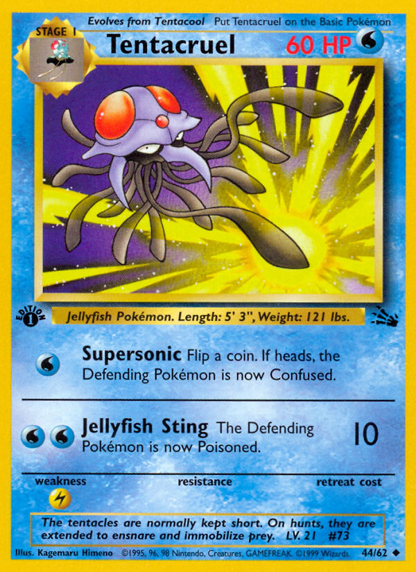 Tentacruel (44/62) [Fossil 1st Edition] | Good Games Adelaide SA
