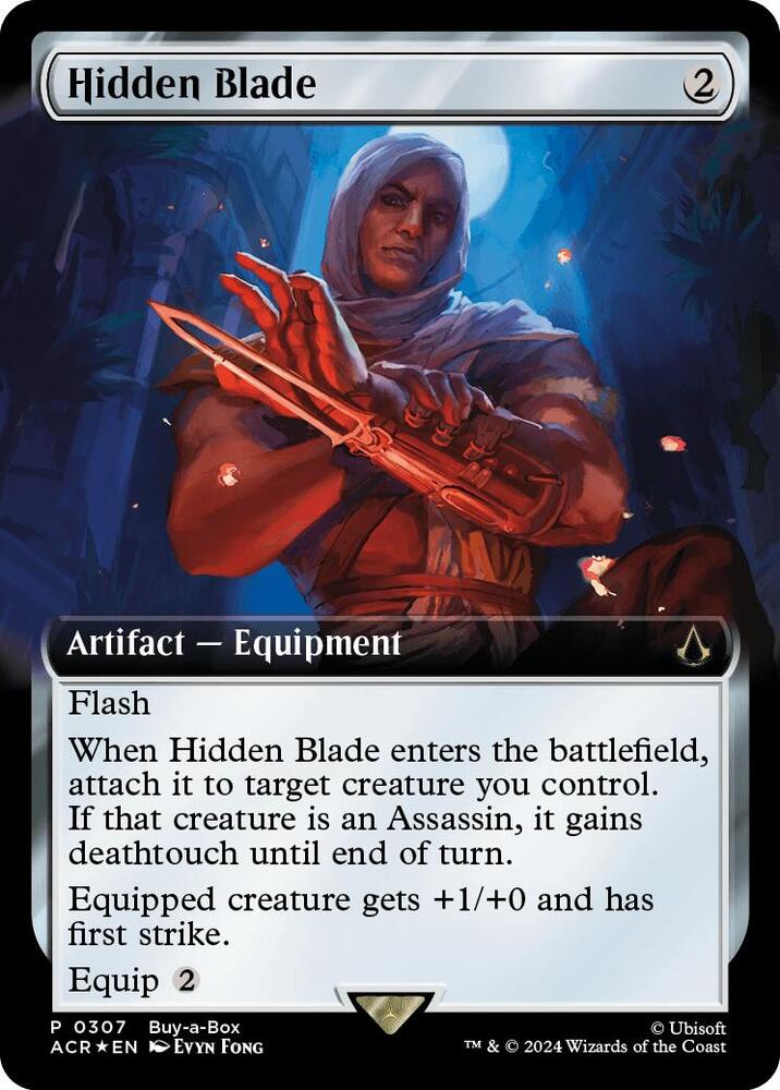 Hidden Blade Extended Art 307 (Buy-A-Box Promos)  - Foil | Good Games Adelaide SA