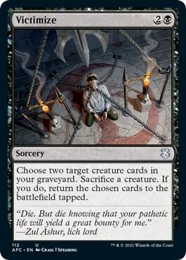 Victimize 112 (Commander: Adventures in the Forgotten Realms)  | Good Games Adelaide SA