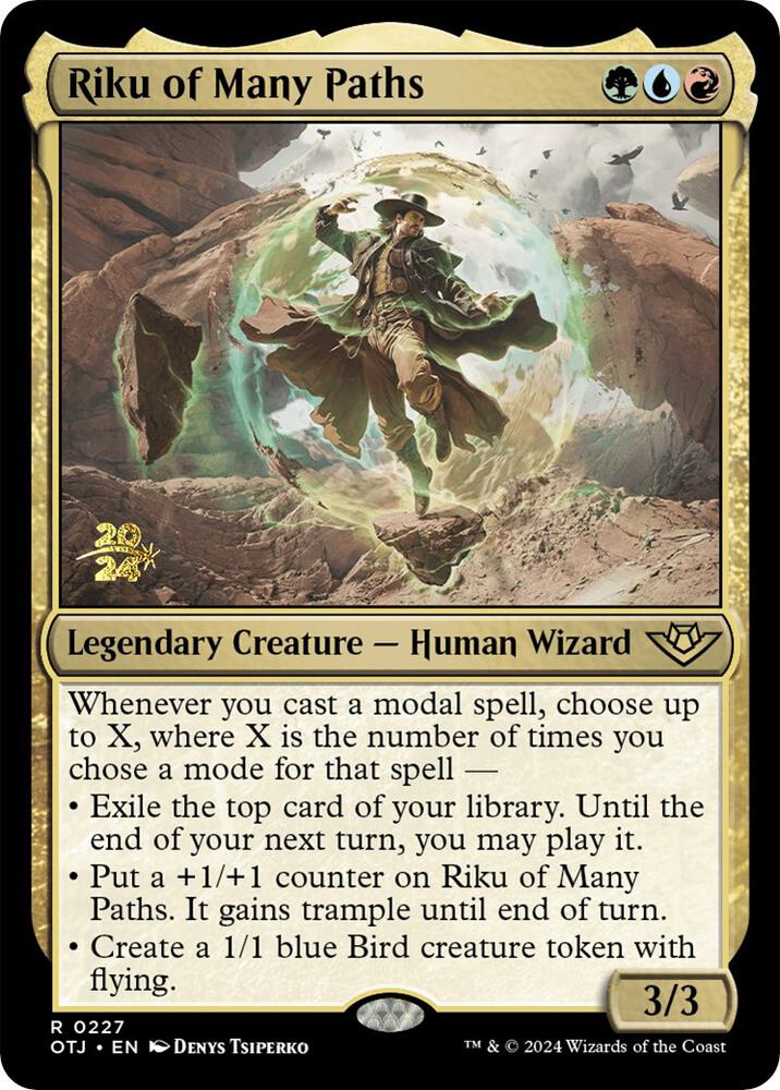 Riku of Many Paths 227 (Prerelease Cards)  - Foil | Good Games Adelaide SA