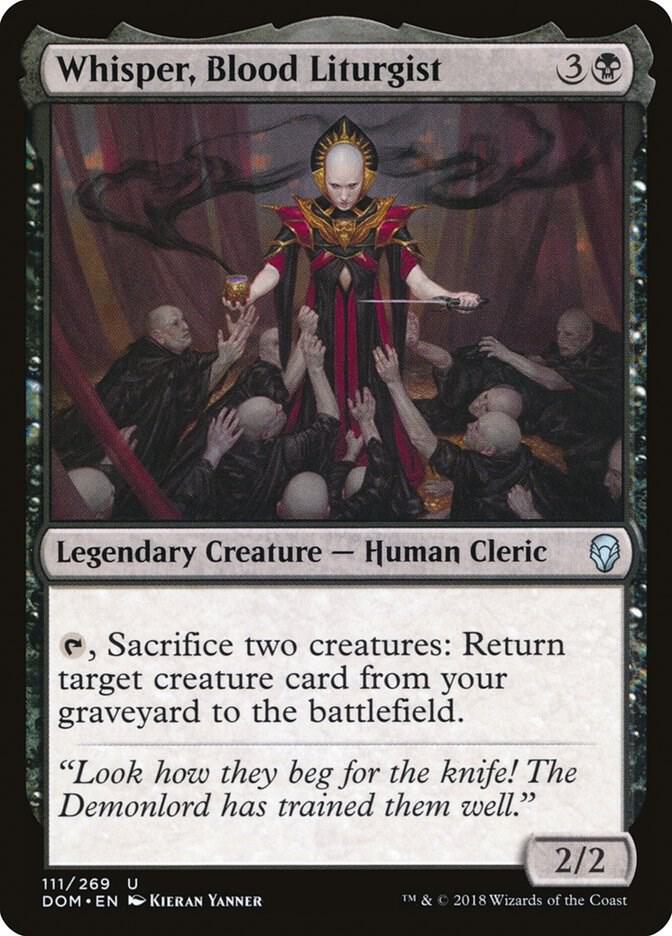 Whisper, Blood Liturgist 111/269 (Dominaria)  - Foil | Good Games Adelaide SA