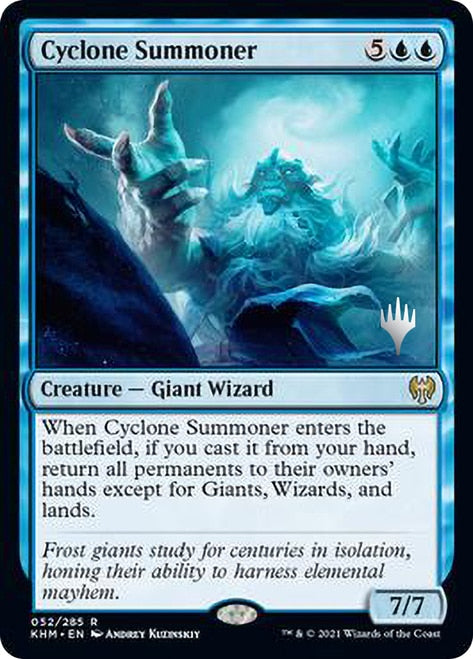 Cyclone Summoner [Kaldheim Promo Pack] | Good Games Adelaide SA