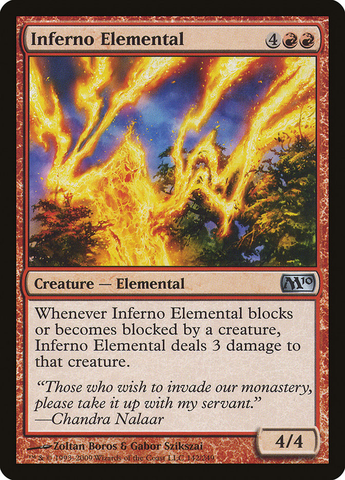 Inferno Elemental 142 (Magic 2010 (M10))  | Good Games Adelaide SA