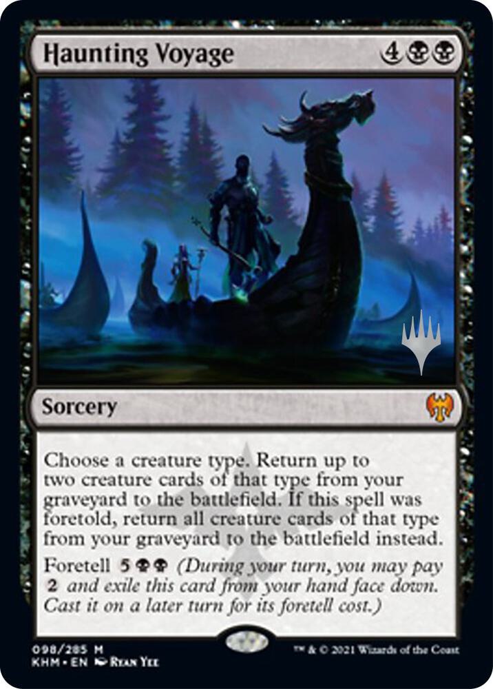 Haunting Voyage 98 (Promo Pack: Kaldheim)  - Foil | Good Games Adelaide SA