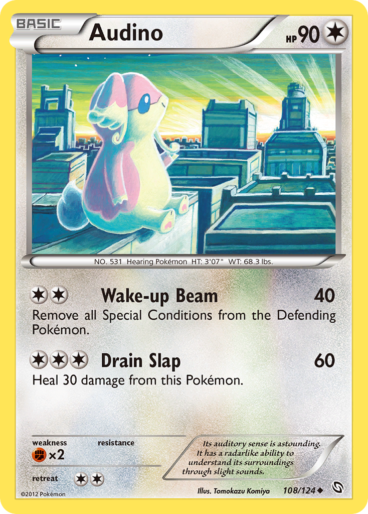 Audino (108/124) [Black & White: Dragons Exalted] | Good Games Adelaide SA