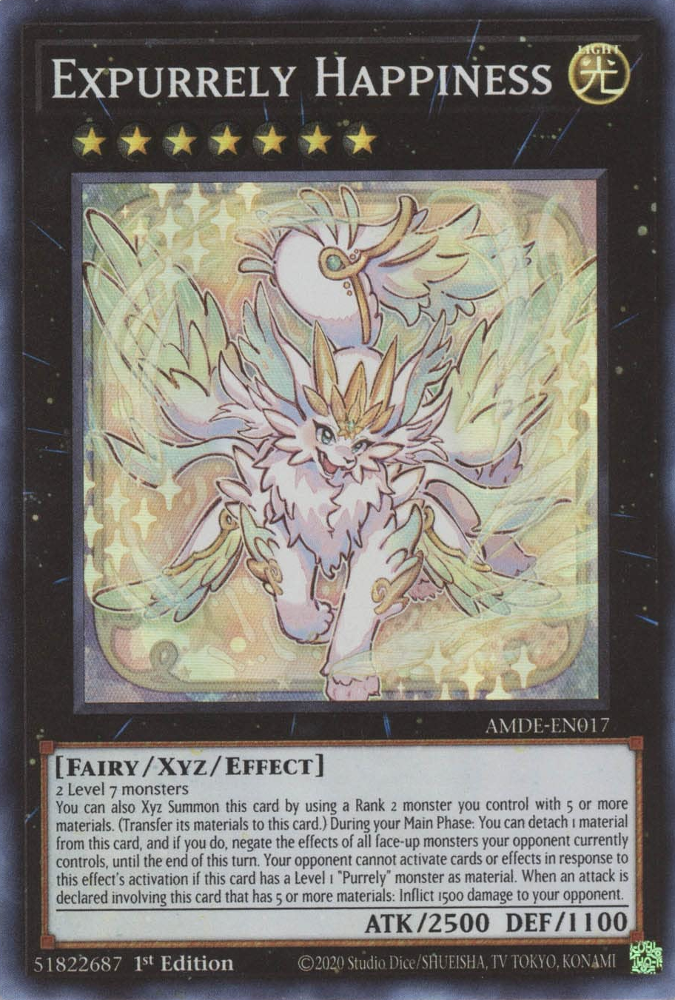 Expurrely Happiness [AMDE-EN017] Super Rare | Good Games Adelaide SA