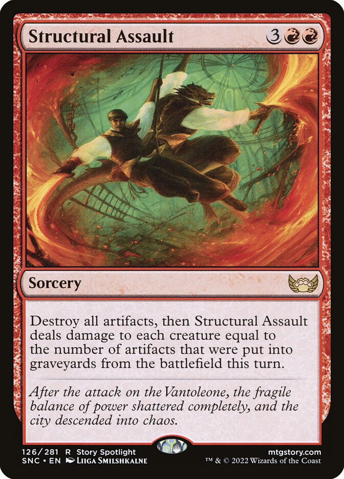 Structural Assault 126 (Streets of New Capenna)  - Foil | Good Games Adelaide SA