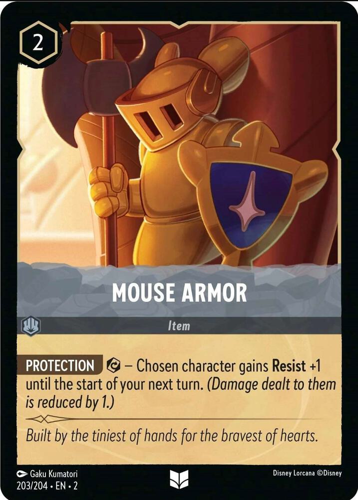 Mouse Armor 203/204 (Rise of the Floodborn)  - Cold Foil | Good Games Adelaide SA