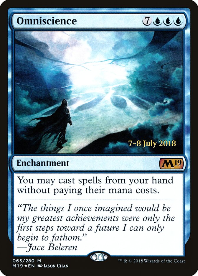 Omniscience [Core Set 2019 Promos] | Good Games Adelaide SA