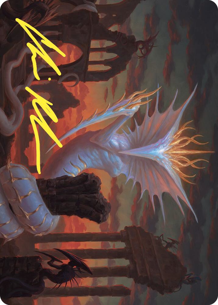 Sliver Gravemother Art Card Gold Stamped Signature 73 (Art Series: Commander Masters)  | Good Games Adelaide SA