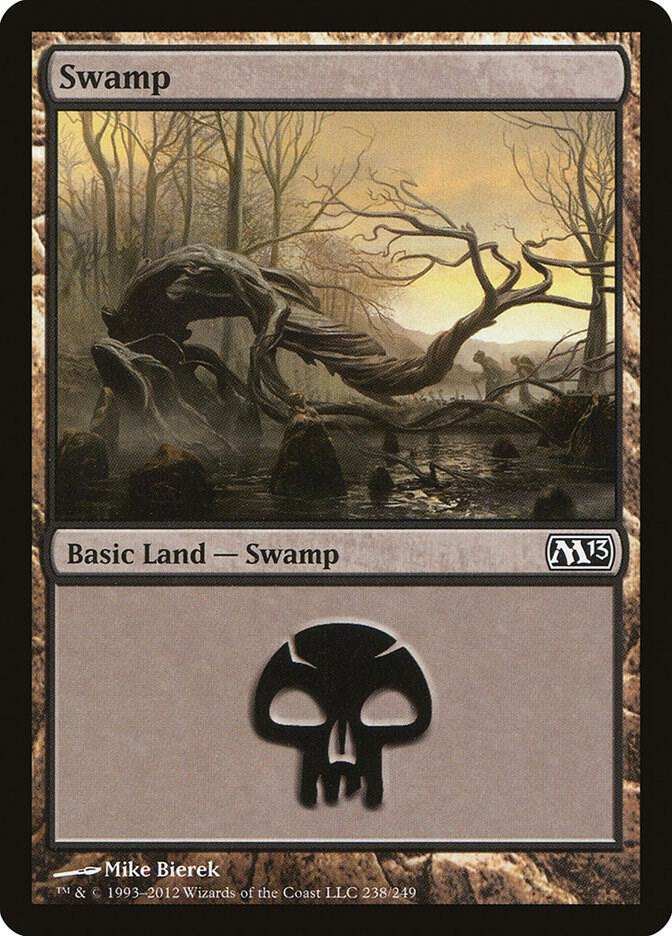 Swamp 238 238 (Magic 2013 (M13))  - Foil | Good Games Adelaide SA
