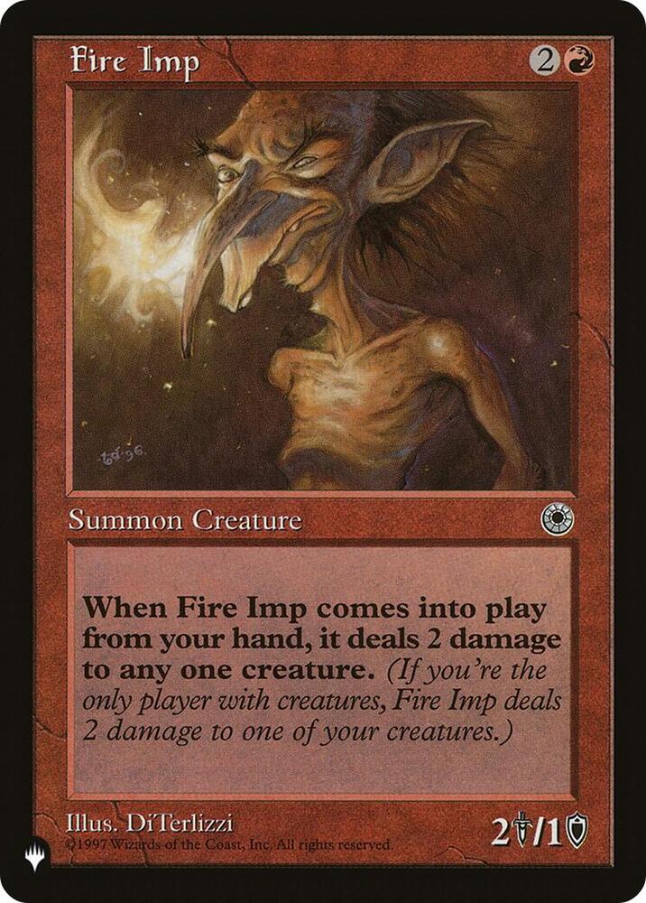 Fire Imp  (The List Reprints)  | Good Games Adelaide SA