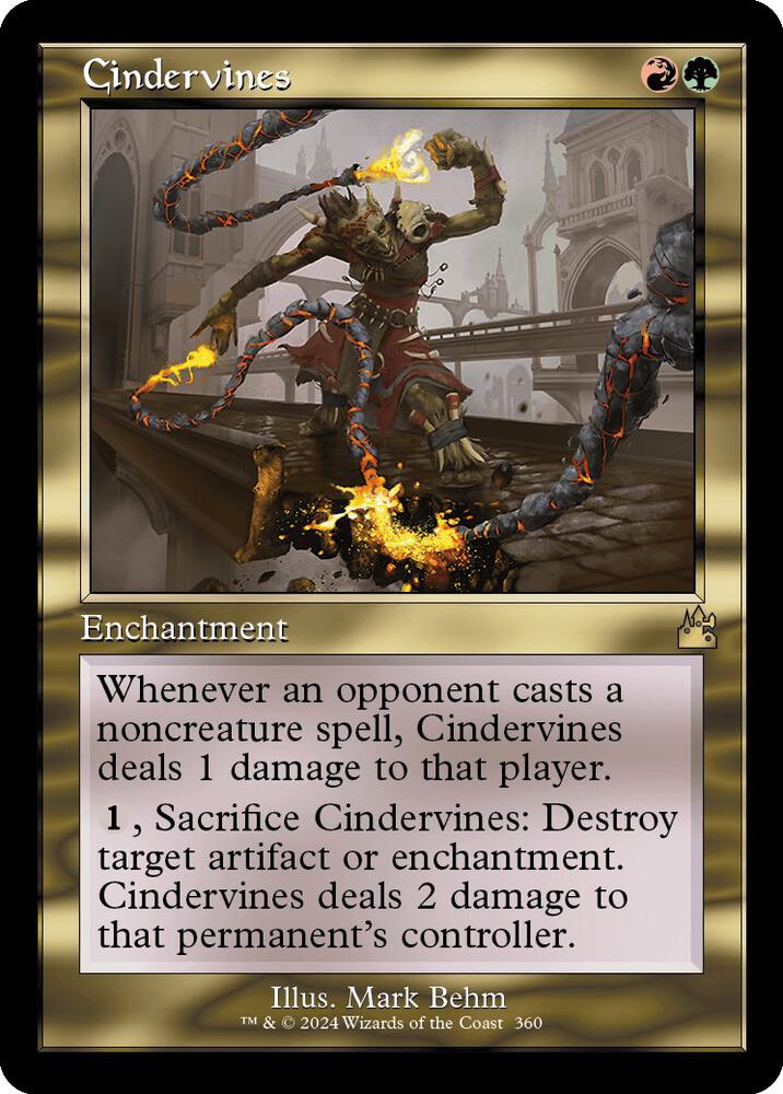 Cindervines 360 (Ravnica Remastered)  - Foil | Good Games Adelaide SA
