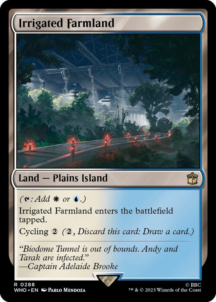 Irrigated Farmland 288 (Universes Beyond: Doctor Who)  | Good Games Adelaide SA