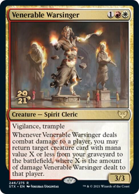 Venerable Warsinger 246 (Prerelease Cards)  - Foil | Good Games Adelaide SA