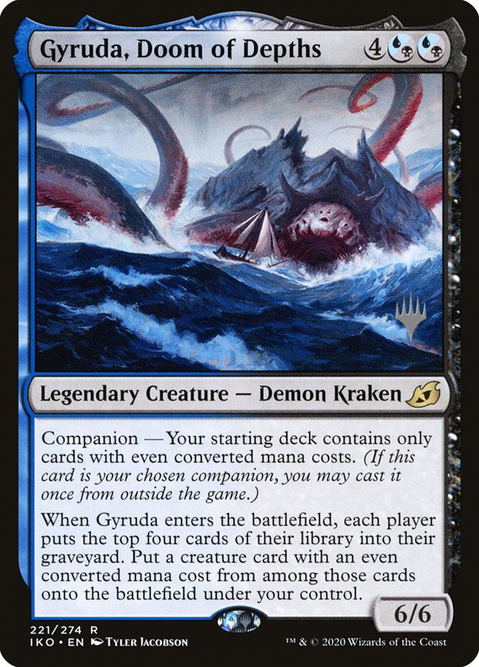 Gyruda, Doom of Depths (Promo Pack) [Ikoria: Lair of Behemoths Promos] | Good Games Adelaide SA