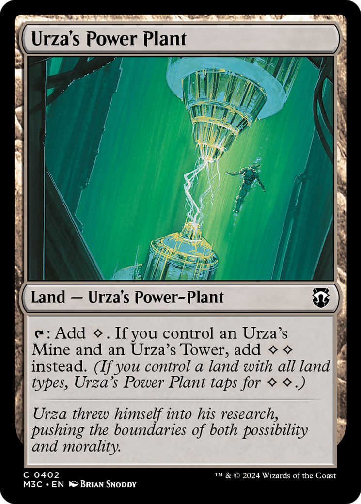 Urza's Power Plant (Ripple Foil) [Modern Horizons 3 Commander] | Good Games Adelaide SA