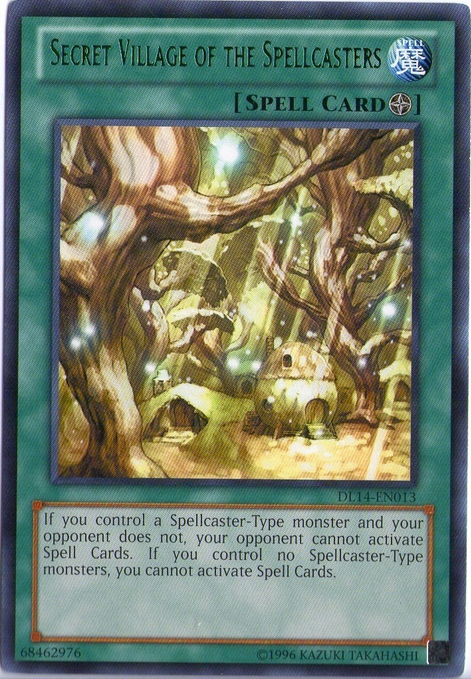 Secret Village of the Spellcasters (Green) [DL14-EN013] Rare | Good Games Adelaide SA