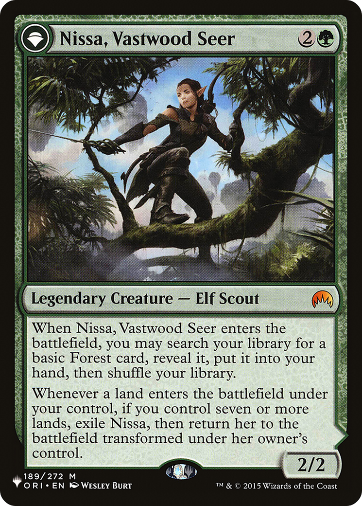 Nissa, Vastwood Seer // Nissa, Sage Animist [Secret Lair: From Cute to Brute] | Good Games Adelaide SA