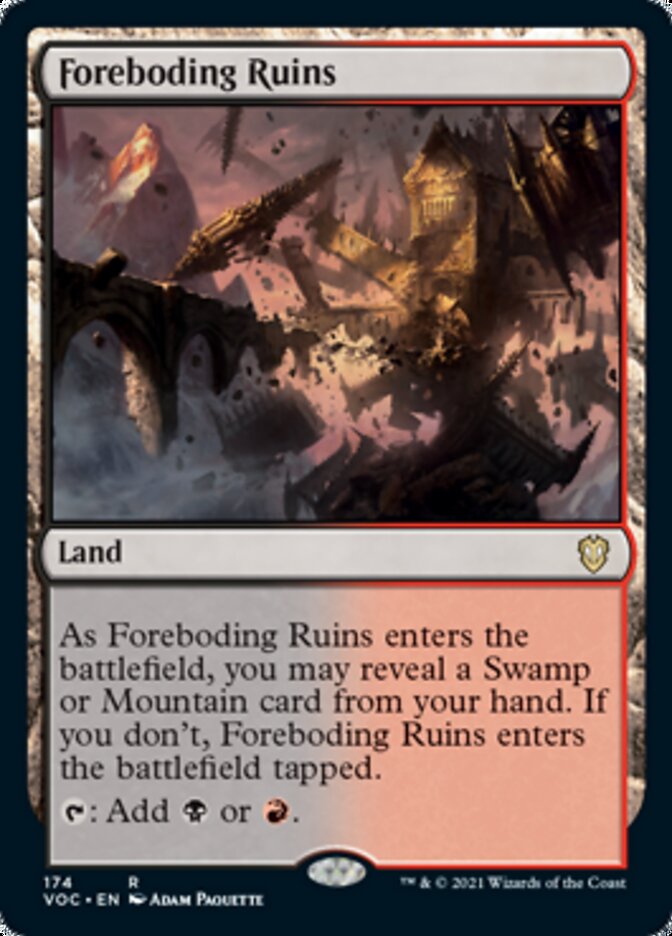 Foreboding Ruins [Innistrad: Crimson Vow Commander] | Good Games Adelaide SA