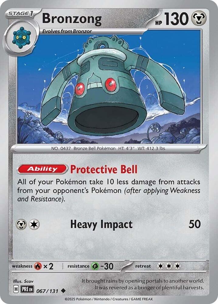 Bronzong (067/131) [Scarlet & Violet: Prismatic Evolutions] | Good Games Adelaide SA