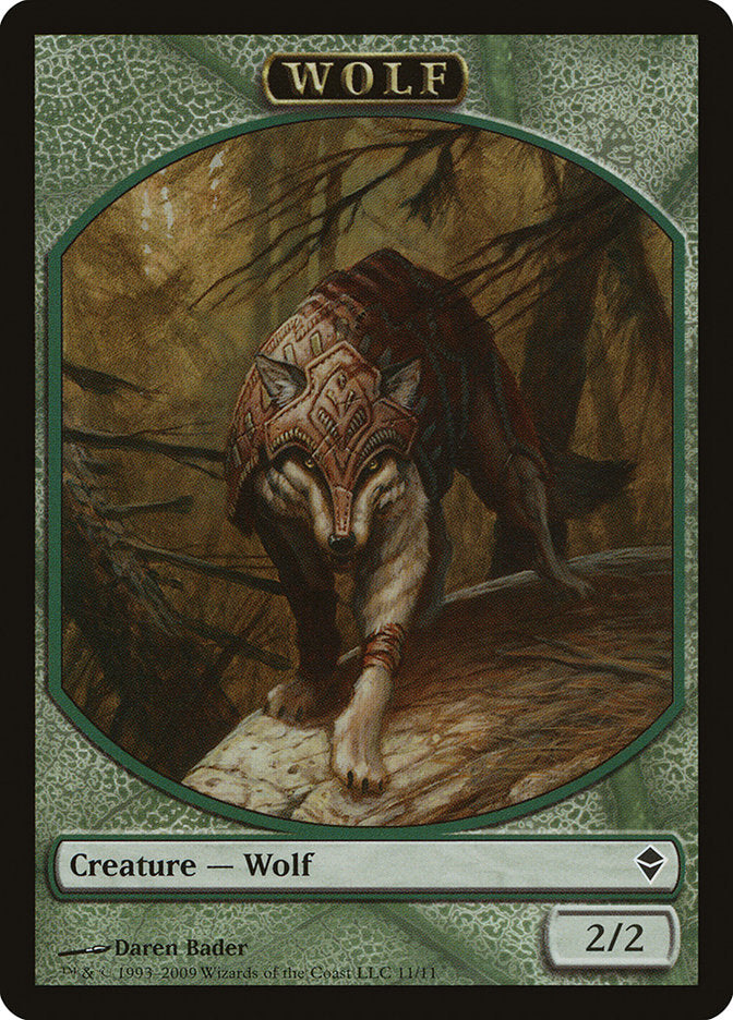Wolf Token [Zendikar Tokens] | Good Games Adelaide SA